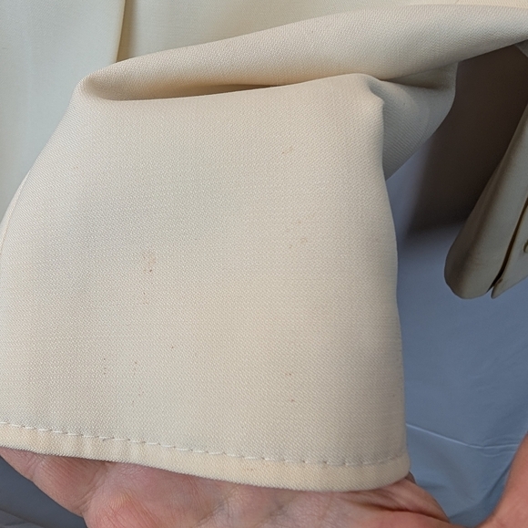 Smythe cream wool blazer size 6 VGUC (minor stains) - Picture 14 of 16